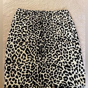 J.Crew Leopard Print Skirt - Size 2